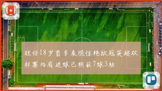 旺仔18岁首季表现惊艳欧冠英超双杯赛均有进球已斩获7球3助